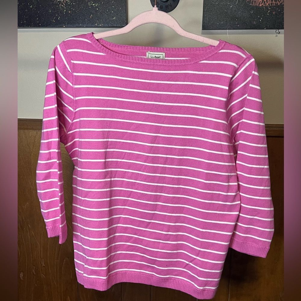 L. L. Bean boatneck knit top